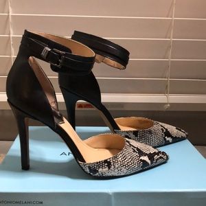 Vince Camuto Snake Skin Heels
